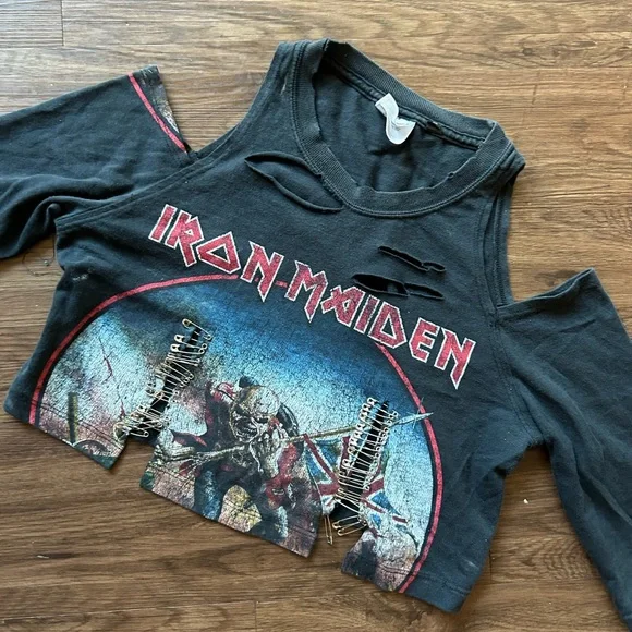 IRON MAIDEN Graphic crop top - Picture 4 of 4